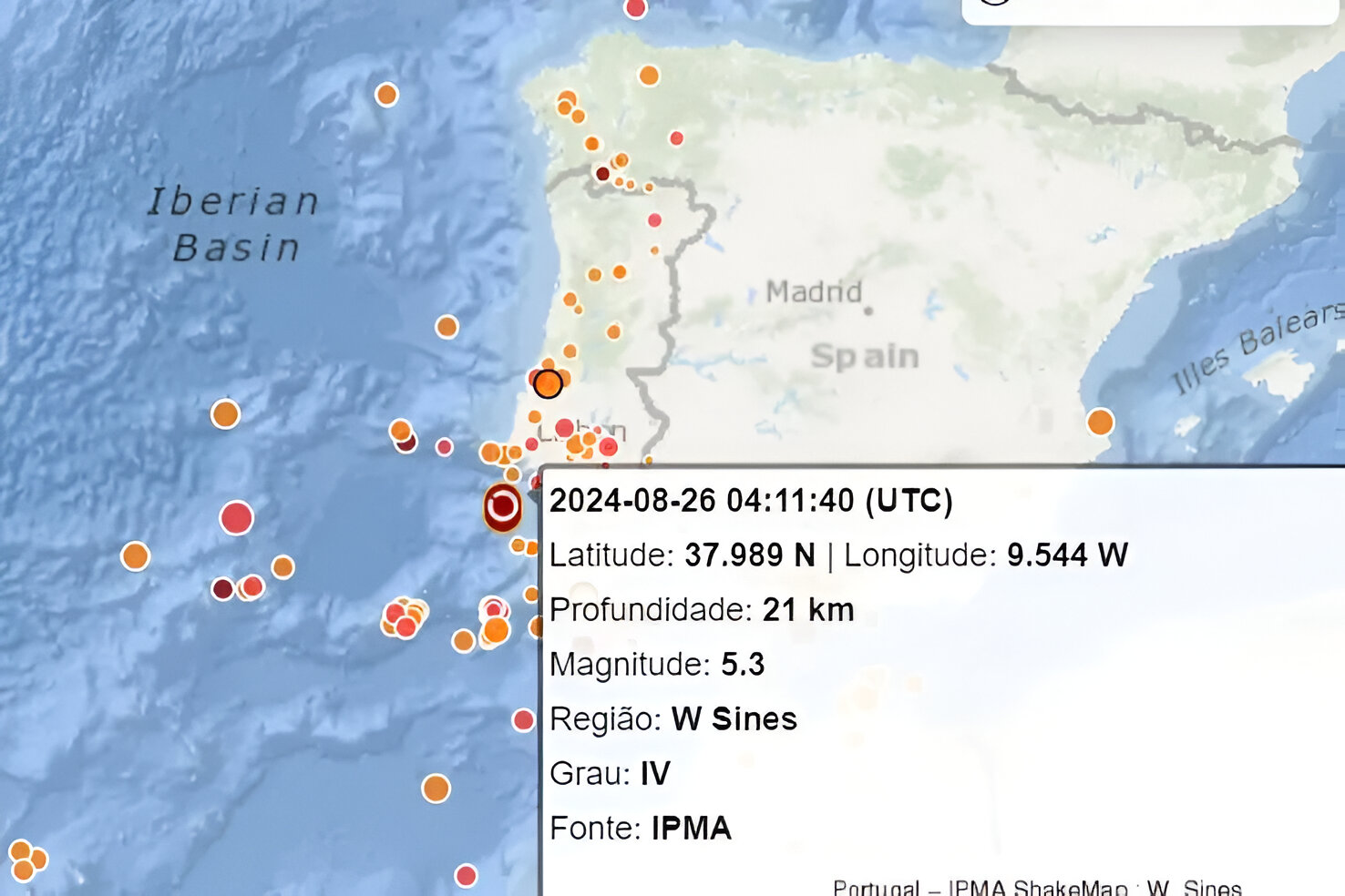 Tremor de 5.3 na Escala de Richter Sacode Portugal: A Natureza Testa Nossa Calma