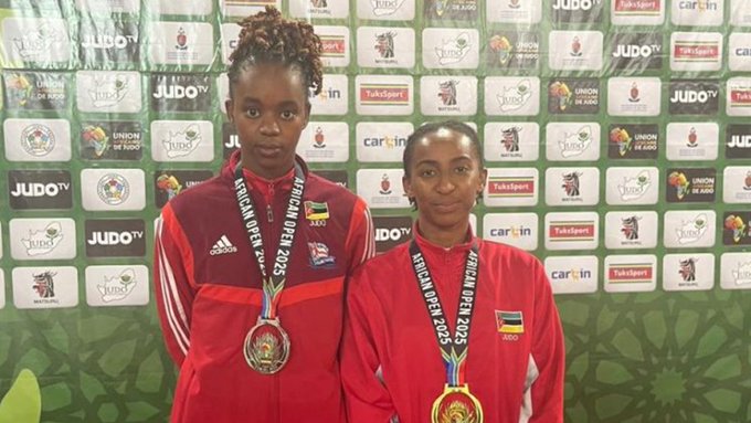 Moçambique Brilha no Judo: Cyntia e Shenedy Conquistam Ouro e Prata na África do Sul
